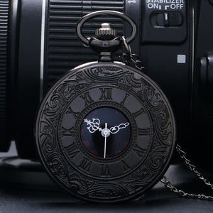 Black Owl Antique Pocket Watch