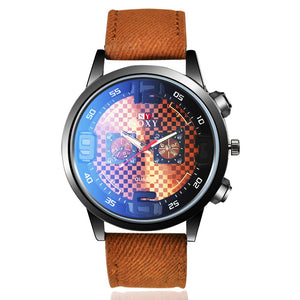 Luxury Blue Glass Watch